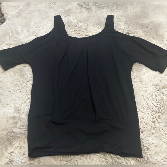 Boston Proper medium cold shoulder, top with banded bottom - Picture 2 of 4